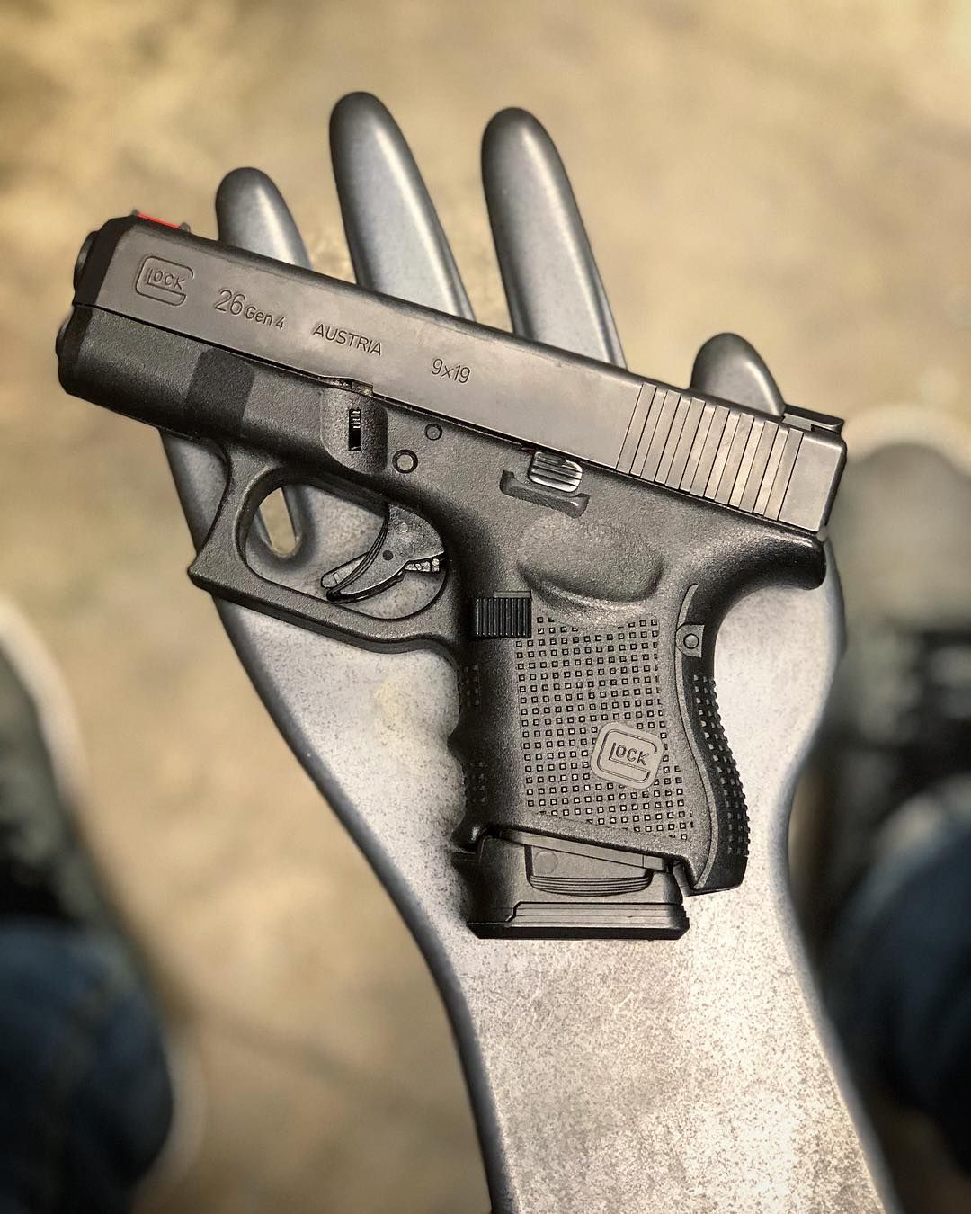 Glock 19 Gen4 9mm 15-Round Pistol with Hot Cerakote Tactical Bronze Finish