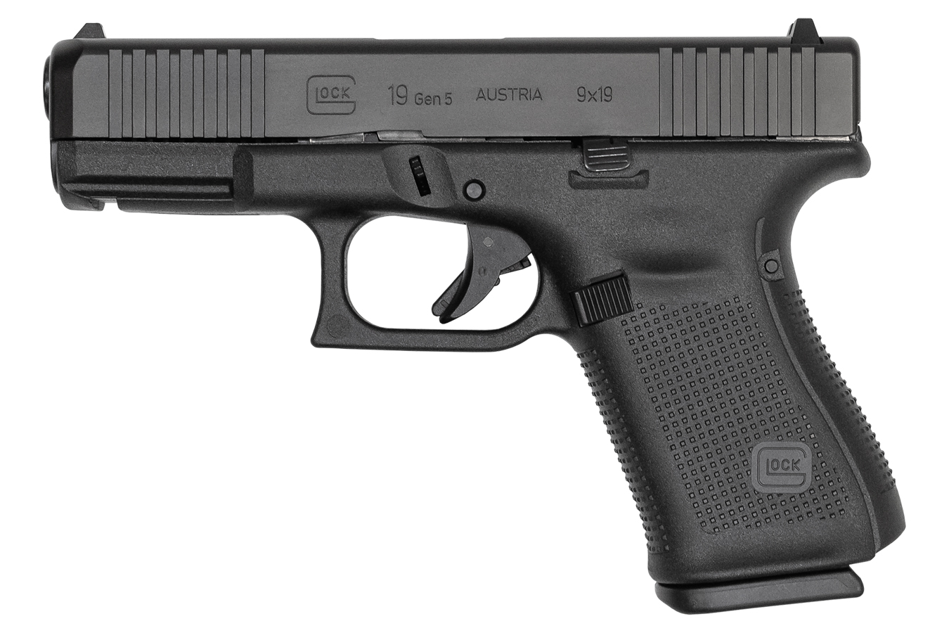 Glock 19 Gen5 9mm 10-Round Pistol with Front Slide Serrations