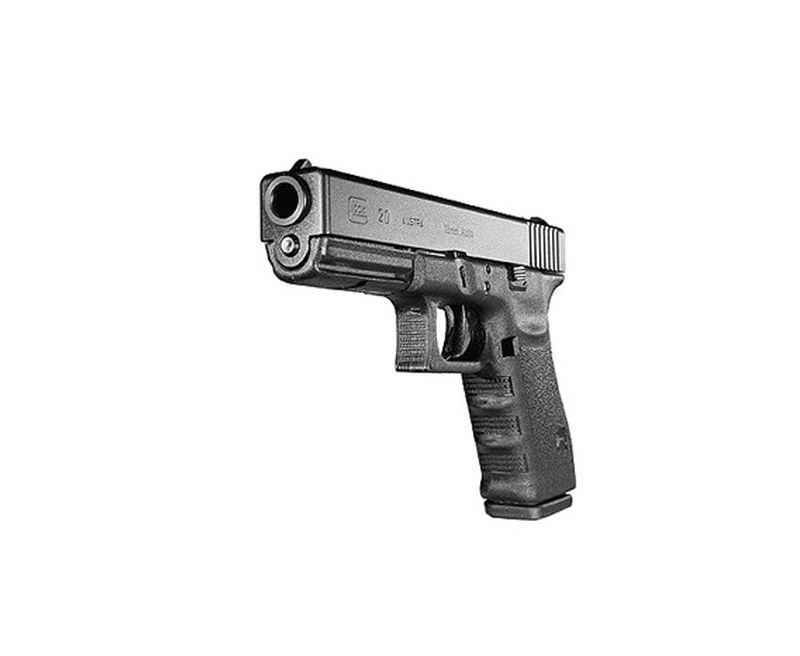 Glock 20SF 10mm, 4.61" Barrel, Fixed Sights, Black, 15rd Glock