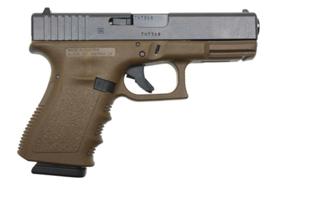 Glock G23 Gen4, 40SW, 13rd Mags, FLAT DARK EARTH FRAME Glock