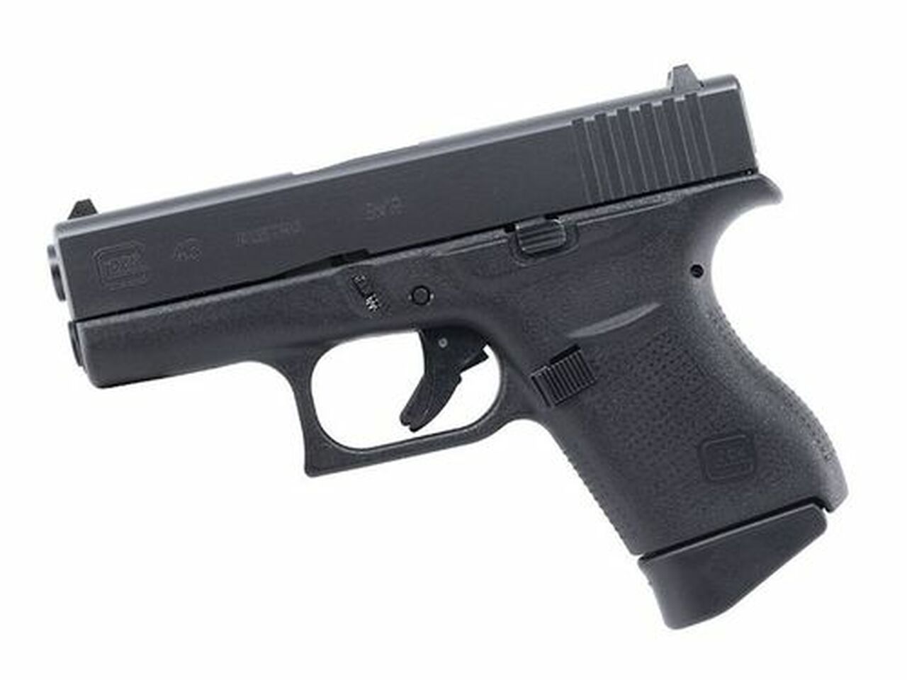 Glock G43 9mm Single Stack, 3", Fixed Sights, Austrian Made, 6rd