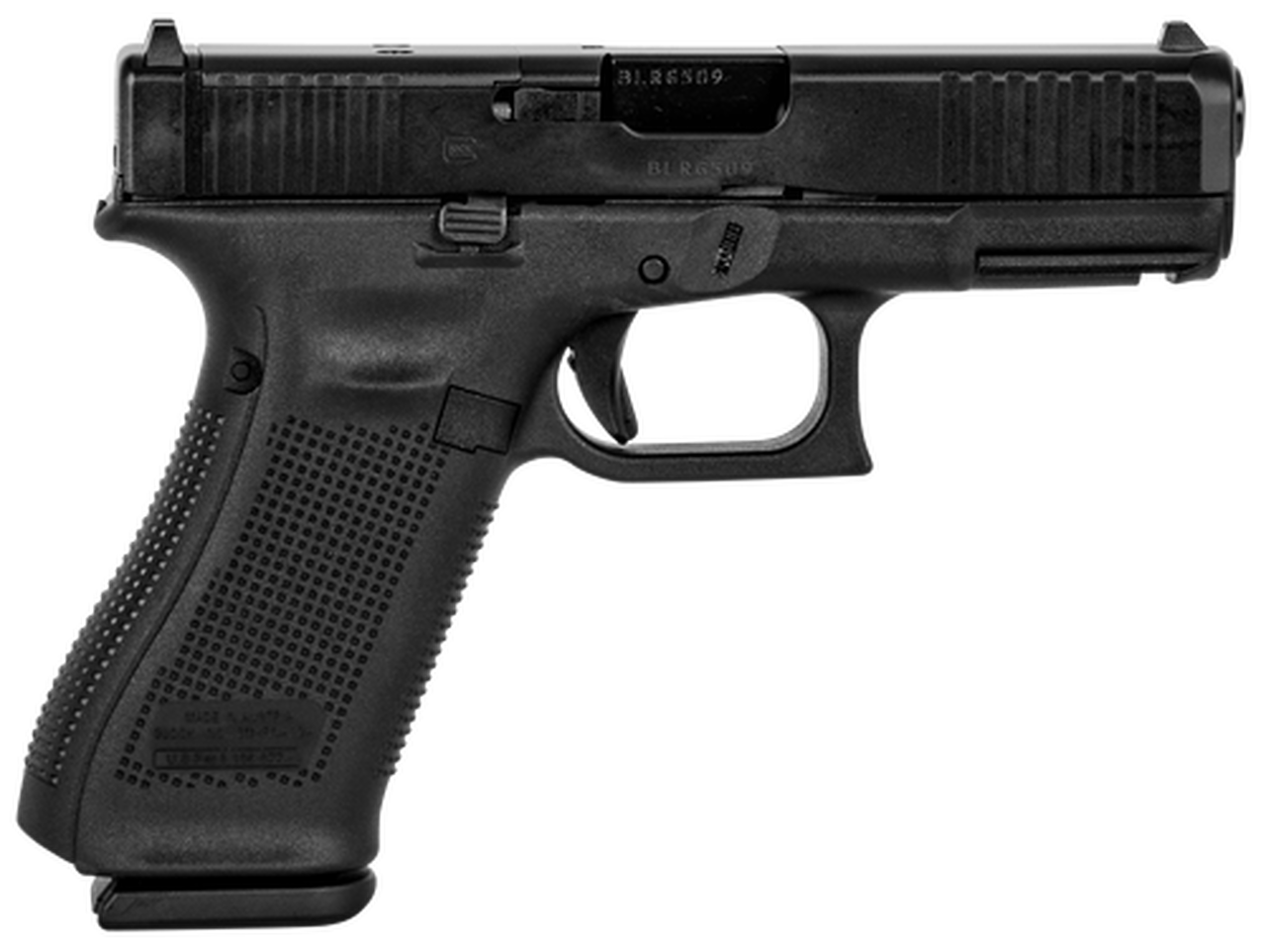 Glock G45 Gen5, 9mm, 4.02" Barrel, 10rd, MOS, Black Glock