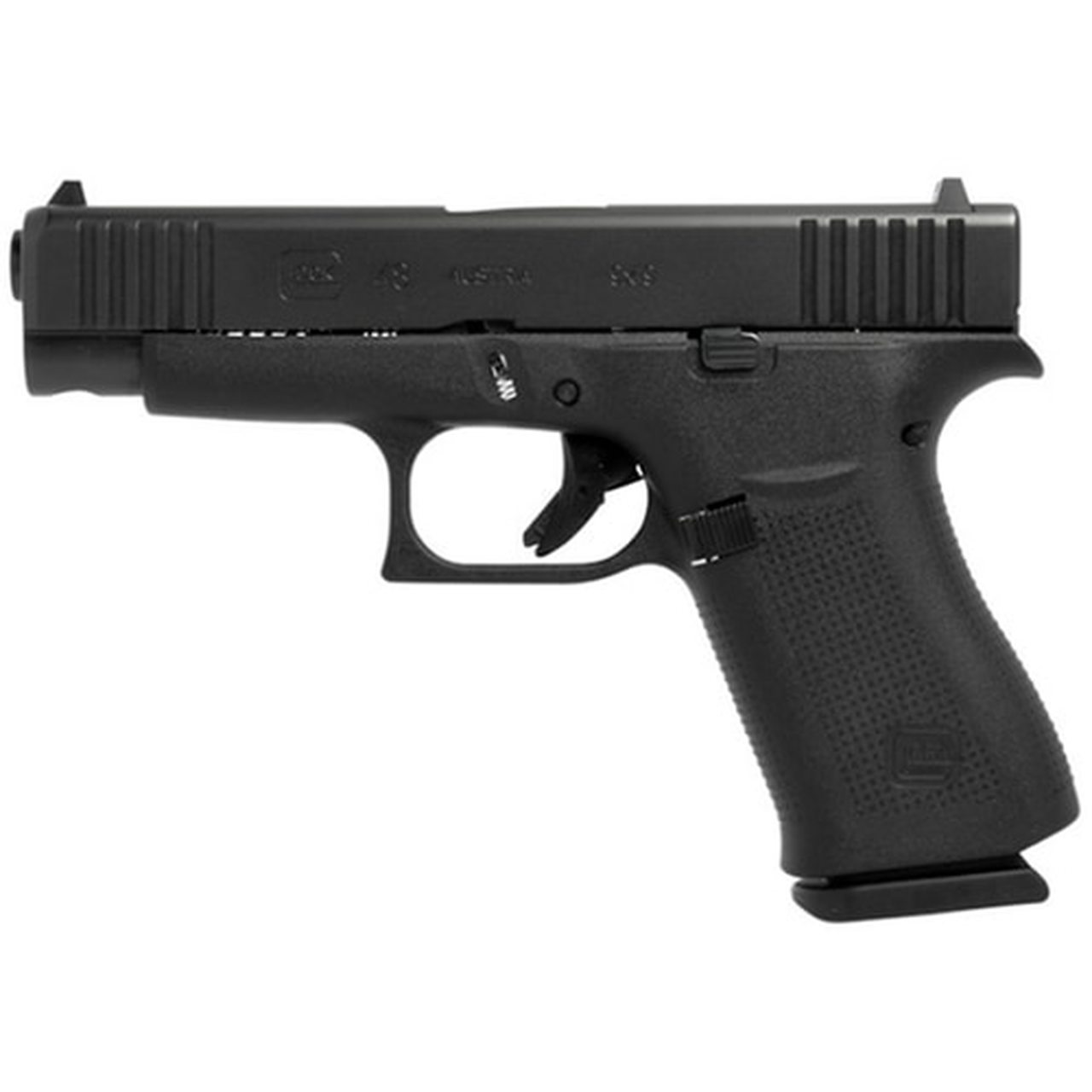 Glock G48 9mm, 4.17" Barrel, Black, Fixed Sights, 10rd Glock