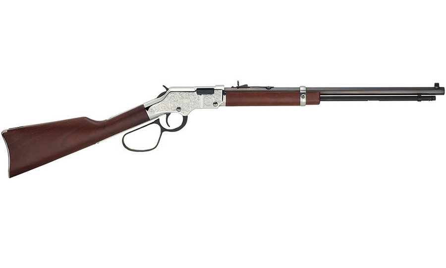 Henry Repeating Arms Silver Eagle 22 Cal. Engraved Lever Action with Large Loop