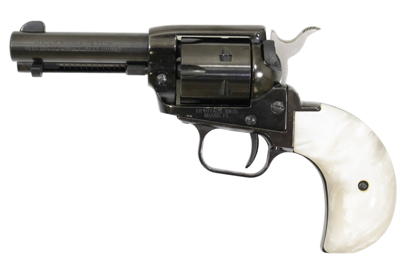 Heritage Rough Rider 22LR/22WMR Combo Revolver with Pearl Bird Head Grips