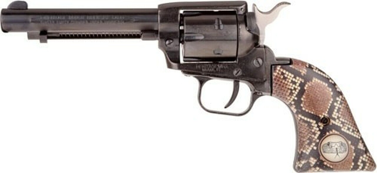 Heritage Rough Rider Revolver SAA 22 LR 4.7.5" Barrel, Snake Style Grips- TALO Exclusive