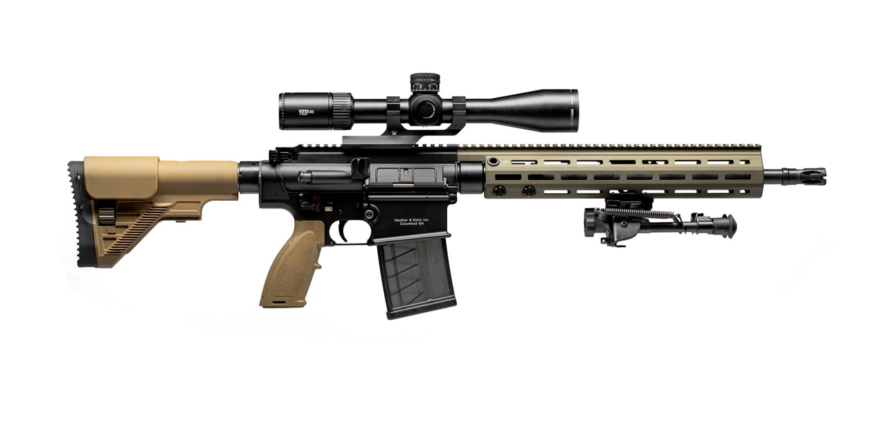 HK MR762A1 LRP III .308/7.62x51mm, 16.5" Barrel, Vortex Viper PSTII, BLK/FDE, 20rd