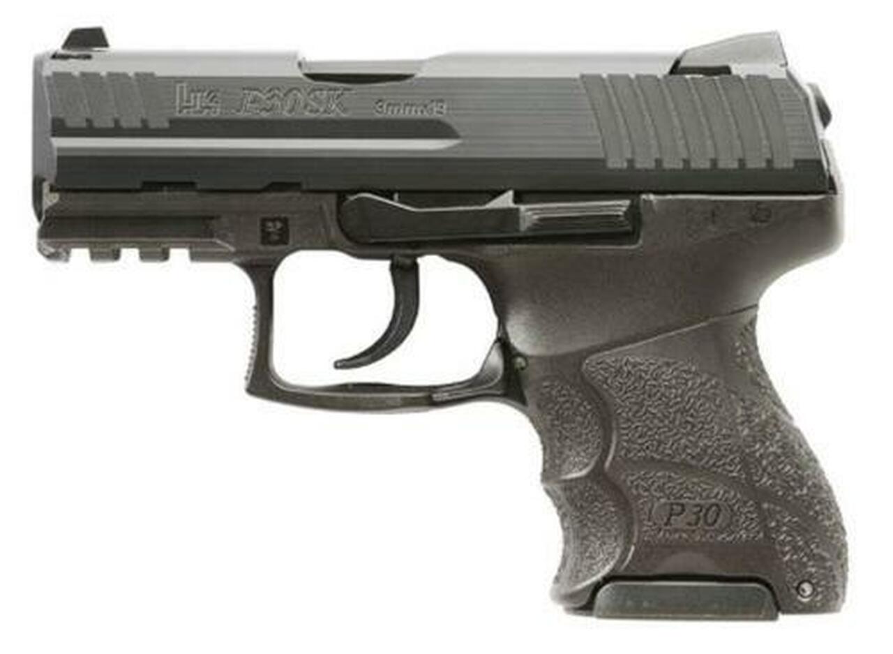 HK P30 Subcompact V1-DAO 9mm, 3.27" Barrel, Adjustable Grip, Night Sights, 3x10rd Mags