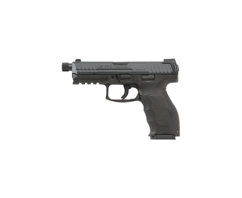 HK VP9 Tactical Optics Ready 9mm, 4.7" TB, Night Sights, Black, 17rd HK- Heckler and Koch
