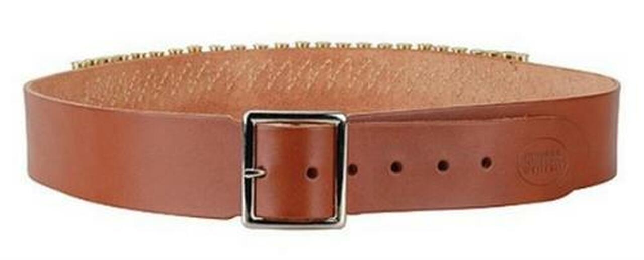 Hunter 2" Cartridge Belt 45LC, Large, Brown, Leather
