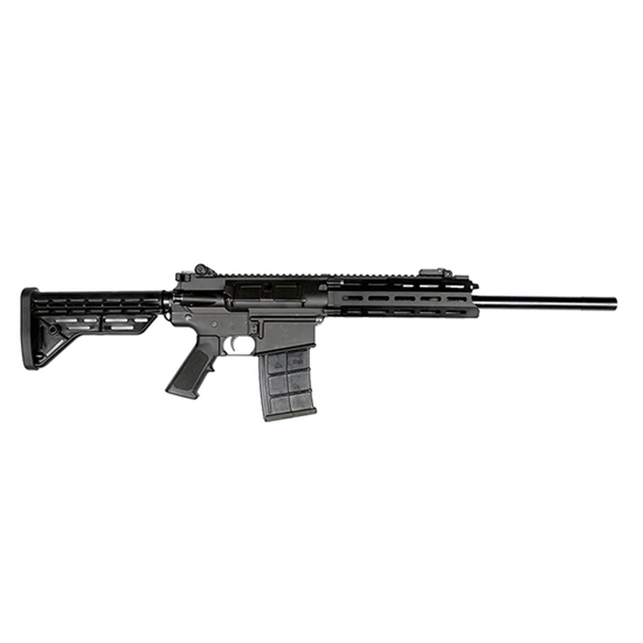 JTS M12-R, AR-15 Type 12 Ga 3", 18.7" Barrel, Cylinder Choke, Polymer Grip, Fixed Stock, M-LOK, 5Rd, 2 Mag