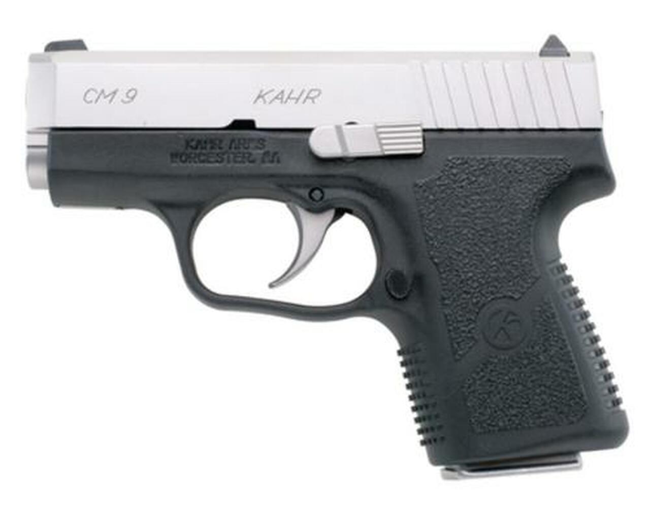 Kahr CM9 Pistol, (3.0" Barrel) Black Polymer Frame, Matte Stainless Kahr Arms