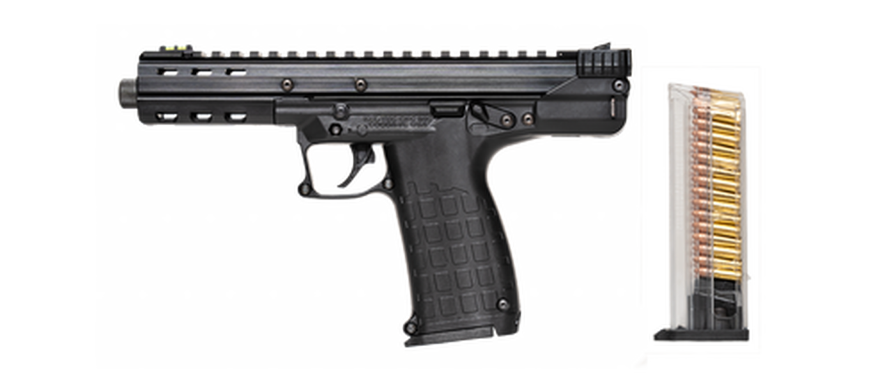 Kel-Tec CP33 Pistol 22 LR, 5.5" Threaded Barrel, Fiber Optic Sights, 33rd Mag
