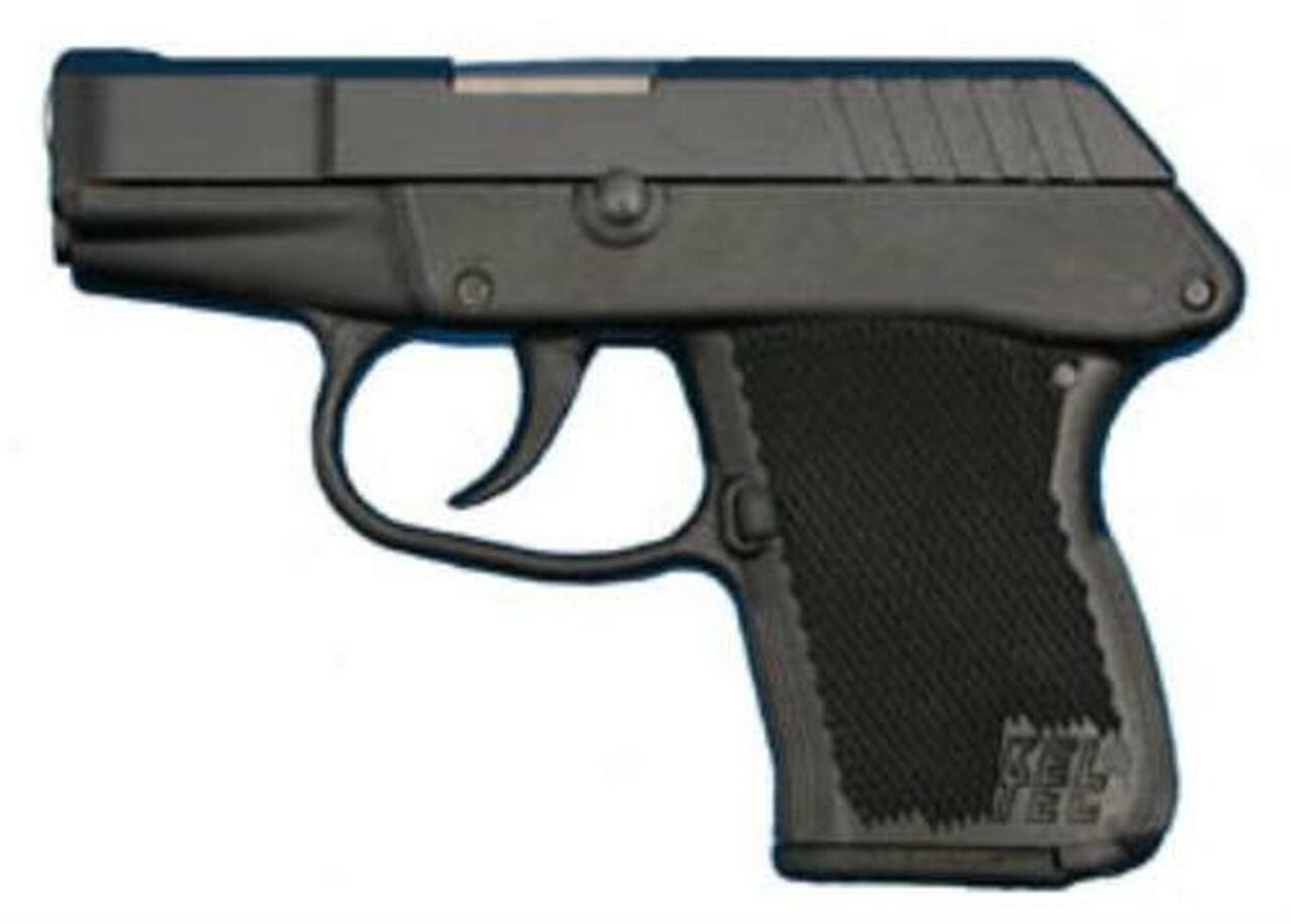 Kel-Tec P3ATBBlack DAO 380 ACP 2.75, Black Poly Grip Blued, 6rd Kel-Tec