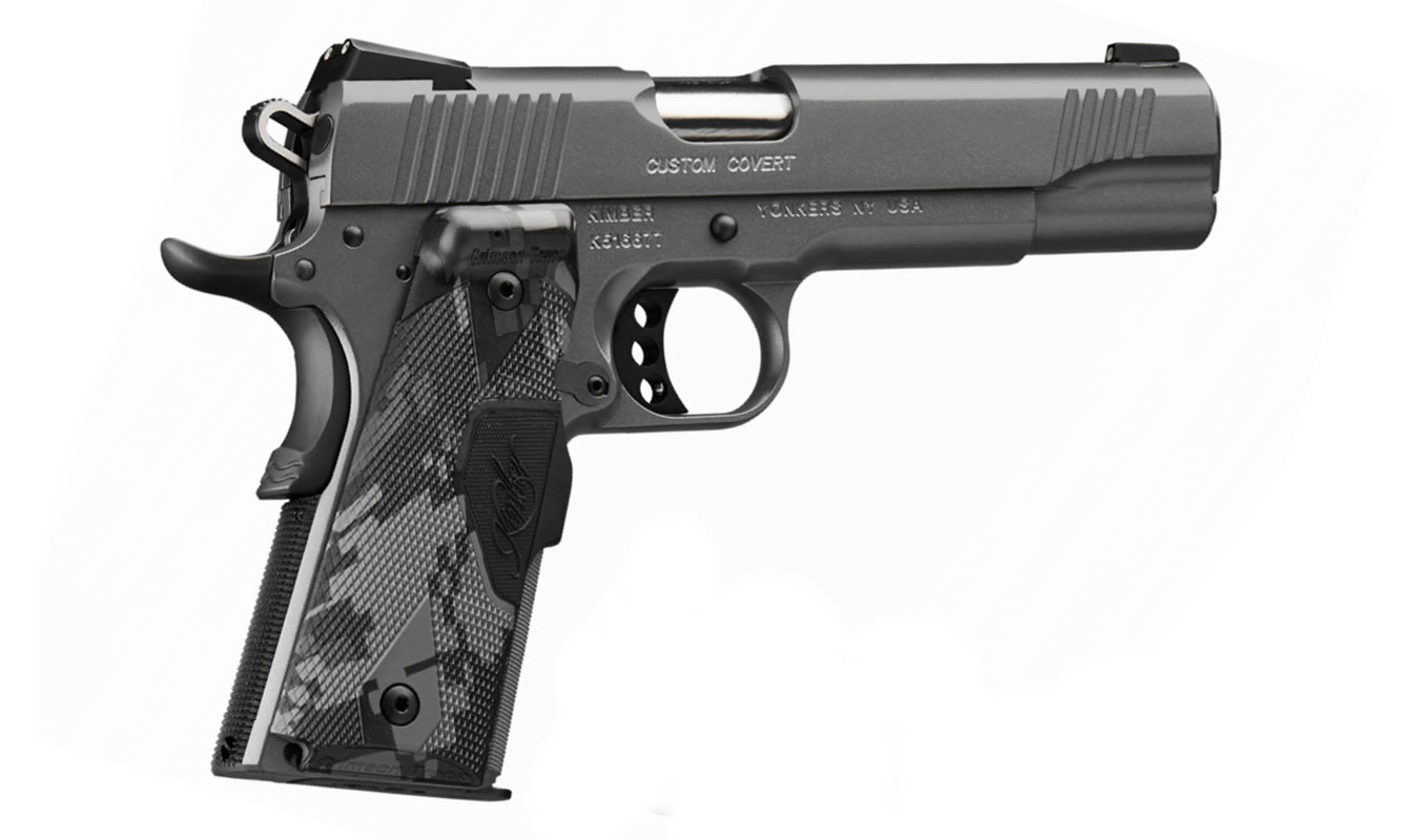 Kimber Custom Covert 45 ACP with Crimson Trace Lasergrips