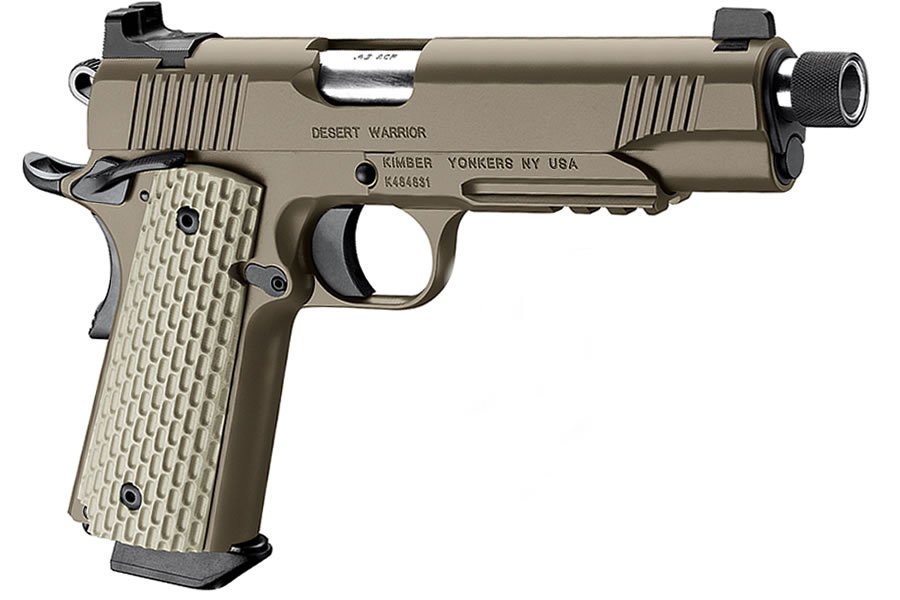 Kimber Desert Warrior TFS .45 ACP Dark Earth Pistol with Night Sights