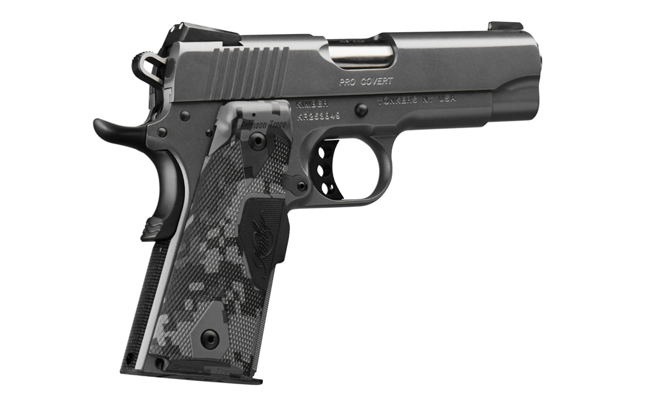 Kimber Pro Covert 45 ACP with Crimson Trace Lasergrips
