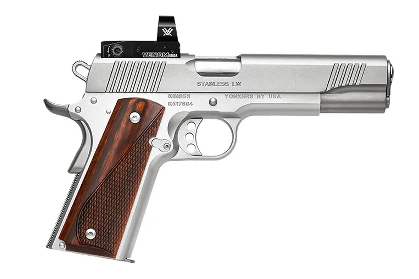 Kimber Stainless LW 9mm Semi-Automatic Pistol with Vortex Venom Red Dot