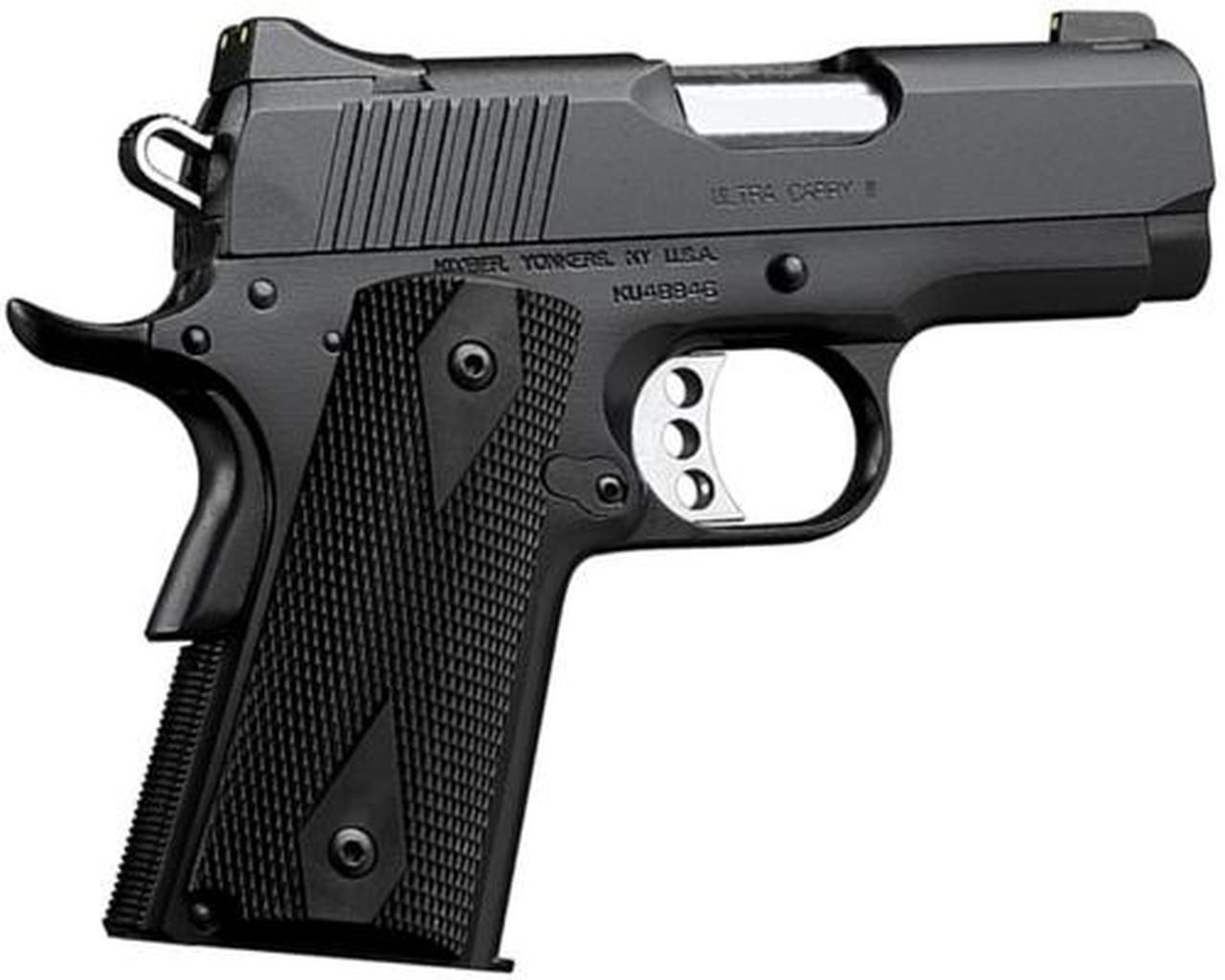 Kimber Ultra Carry II, 1911 45ACP, 3" Barrel, 7rd, Matte Black Oxide, CA Approved