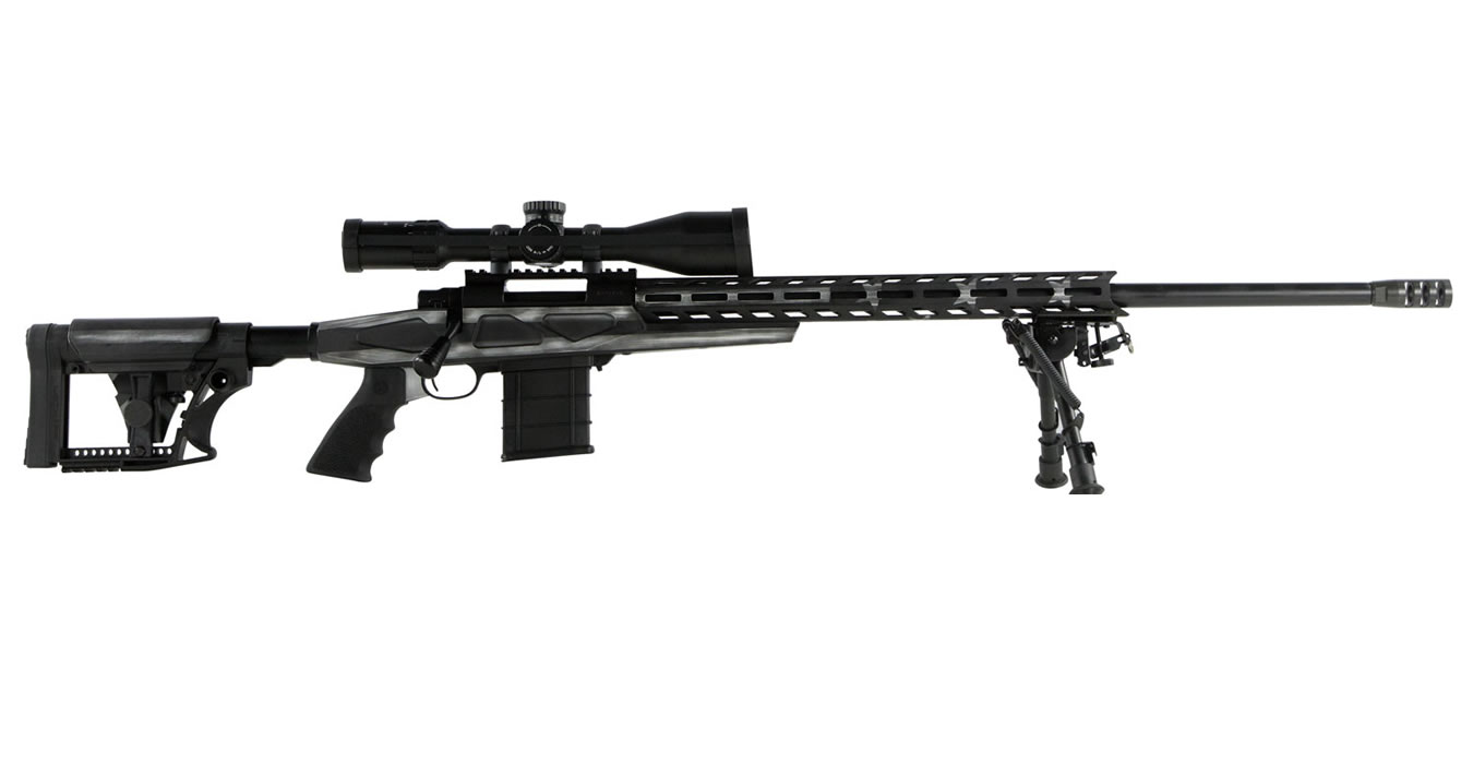 Legacy Howa 6.5 Creedmoor Gray American Flag Chassis Rifle with Scope