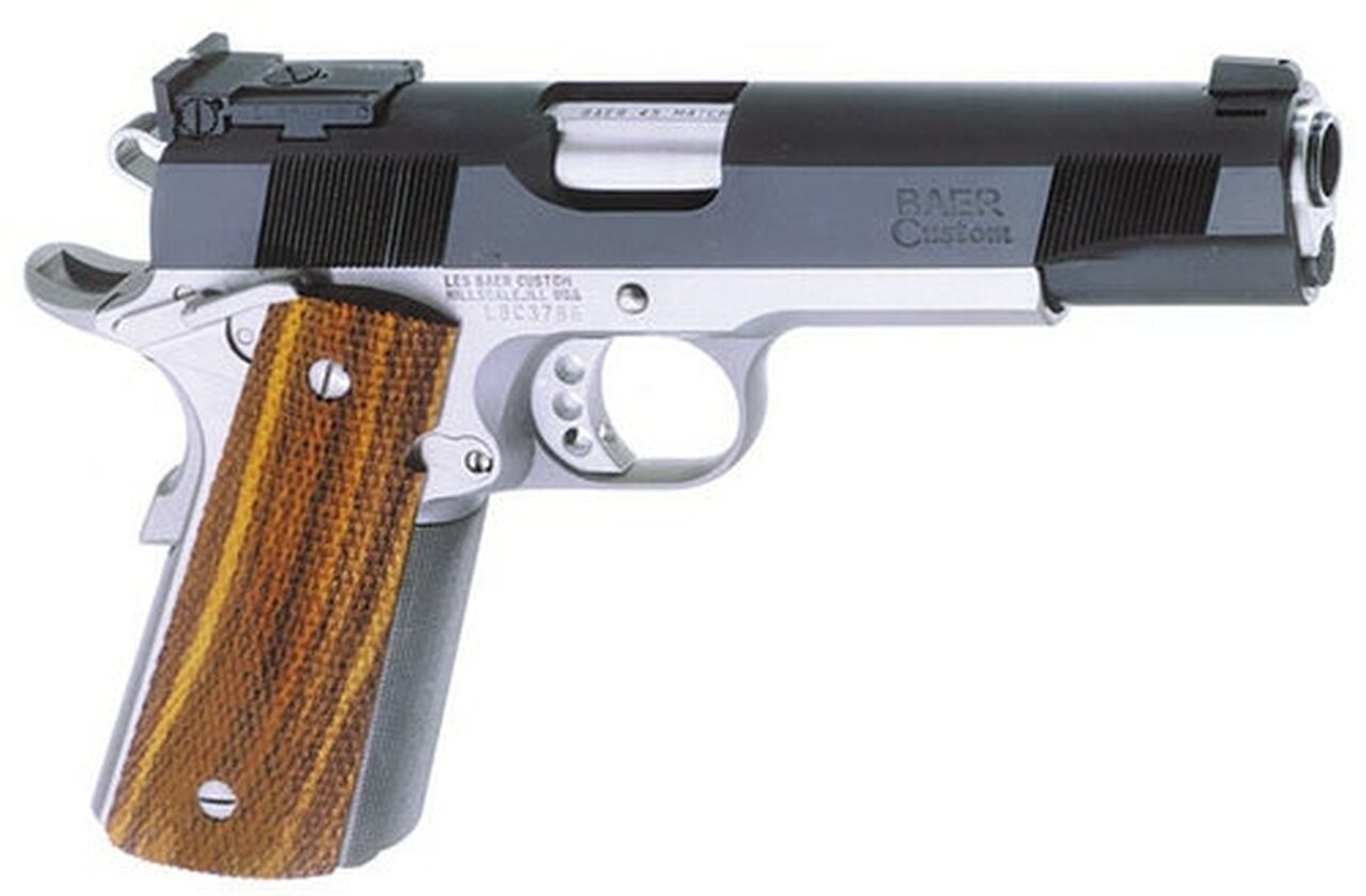 Les Baer 1911 Concept III 45 ACP 5" Natl Match Barrel SS Bushing, 2 Tone 8rd