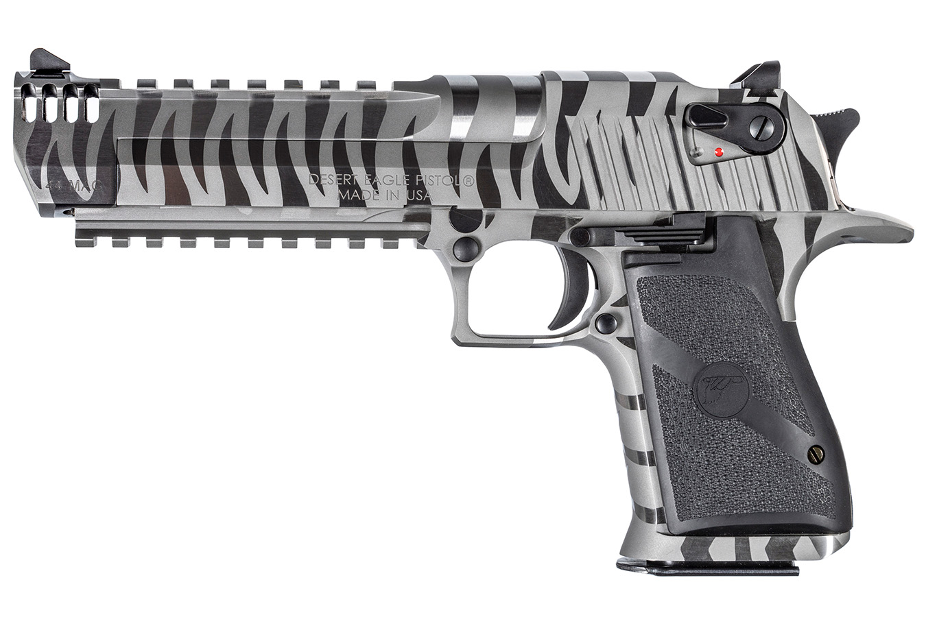 Magnum Research Desert Eagle Mark XIX 44 Magnum Pistol with White Tiger Finish