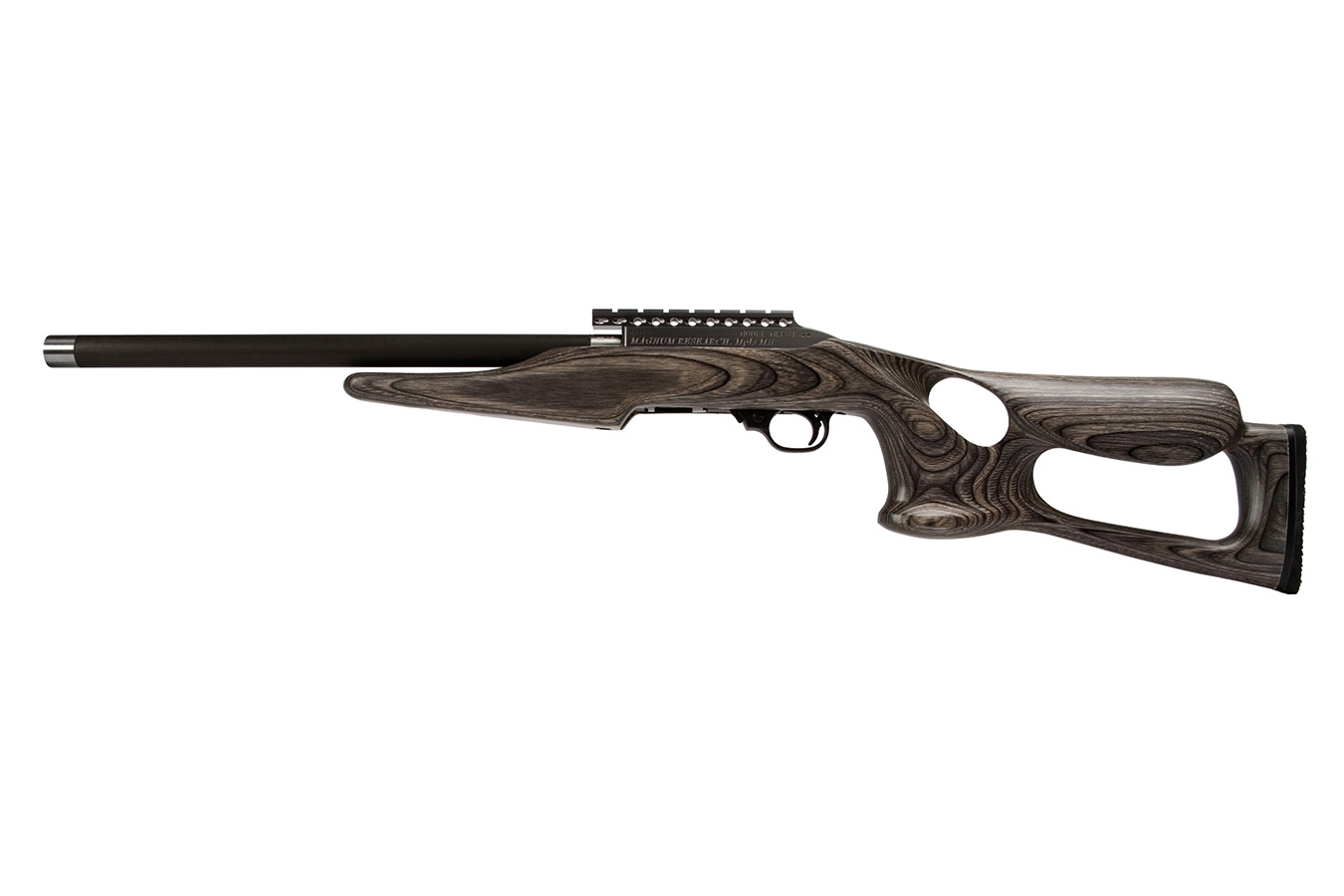 Magnum Research Magnum-Lite 22LR Rimfire with Black Pepper Barracuda Stock