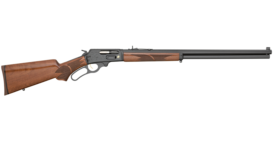 Marlin 1895 Cowboy 45-70 Gvt, 26" Octagon Barrel, Blued, Straight Walnut, Marbles Buckhorn Sights, 9rd Marlin