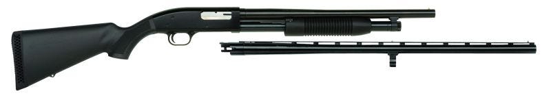 Maverick Model 88 Field/Security Combo 12 Ga, 28" Barrel 3" Chamber, Black, Includes 18.5" Security Barrel, 6rd Maverick Shotguns
