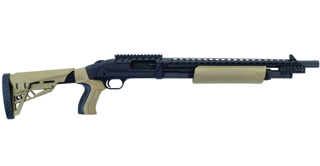 Mossberg 500 ATI Scorpion Tactical 12 Gauge Flat Dark Earth (FDE) Pistol Grip Shotgun