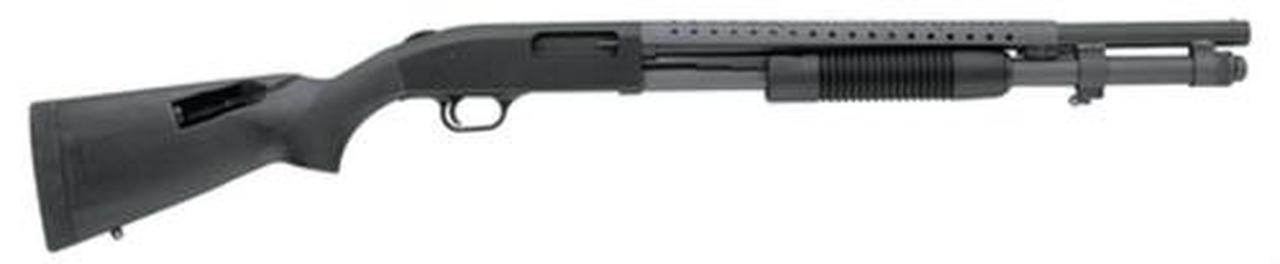 Mossberg 590 Pump 12 Ga 20" CB 3", Black Stock, 8rd Mossberg