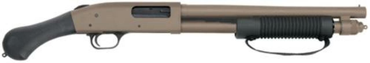 Mossberg 590 Shockwave 12 Ga 14" Barrel Flat Dark Earth Raptor Pistol Grip 6rd- No NFA Paperwork Mossberg