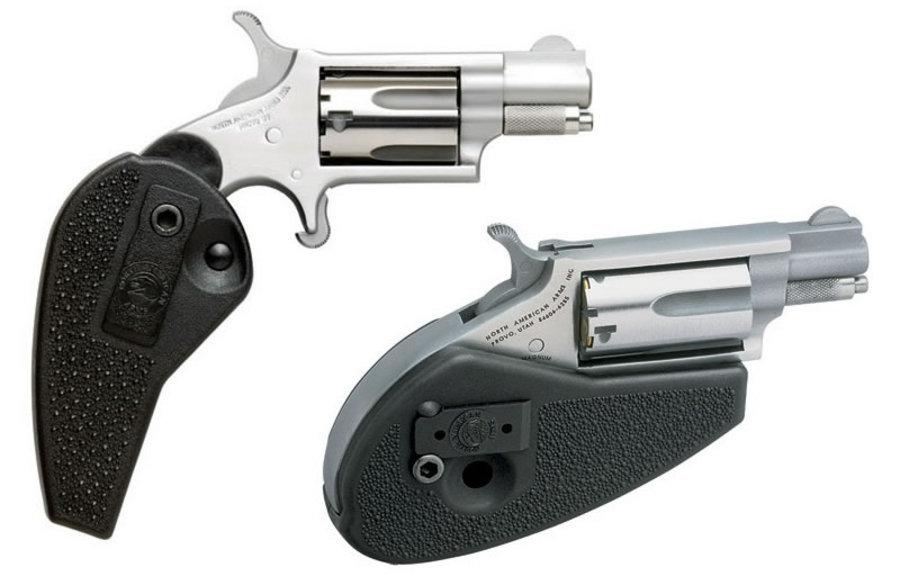 North American Arms 22 Magnum Mini-Revolver (1 1/8-inch Barrel) with Holster Grip