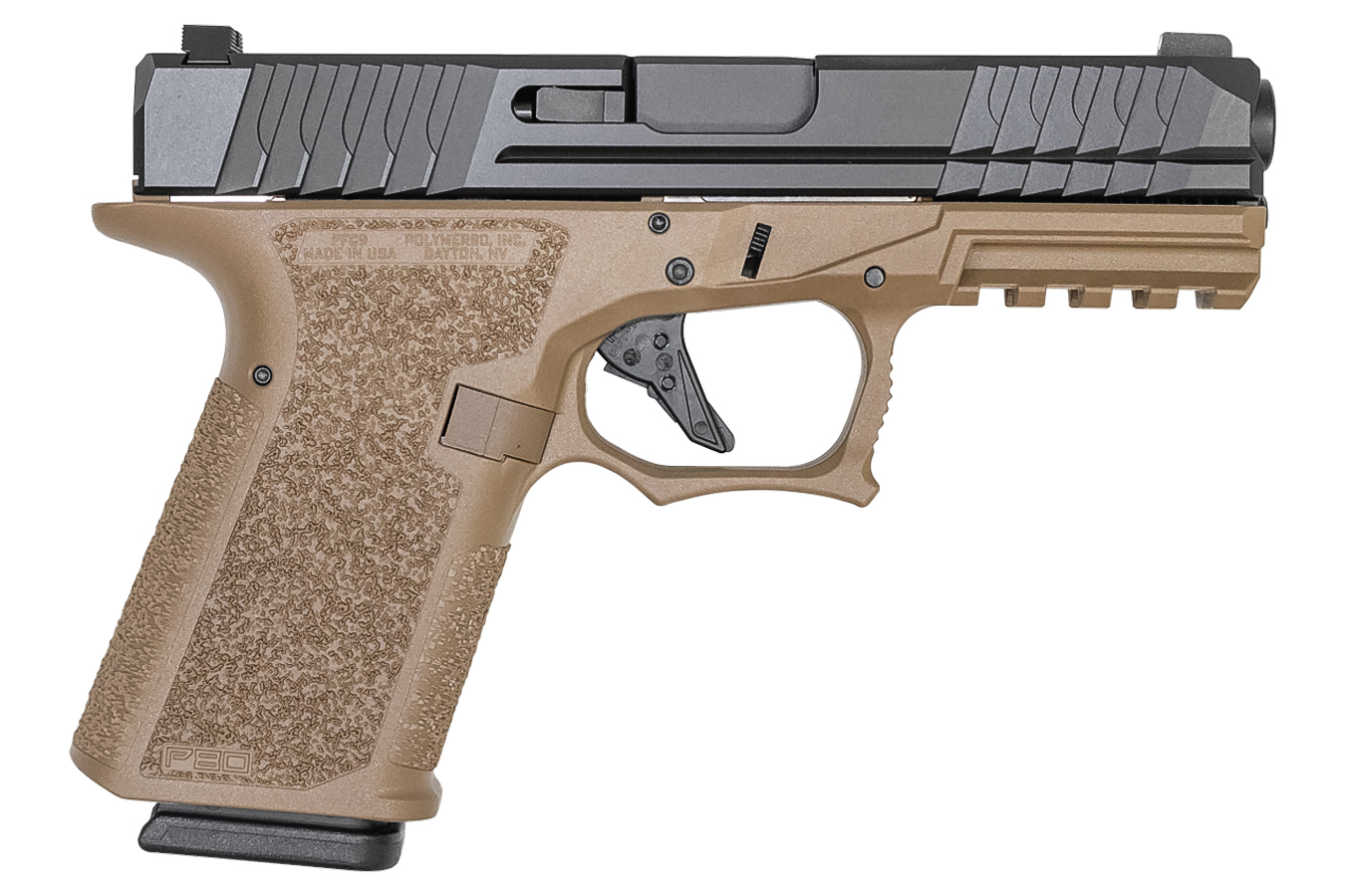 Polymer80 PFC9 FDE 9mm Pistol Frame Kit - Flat Dark Earth Finish