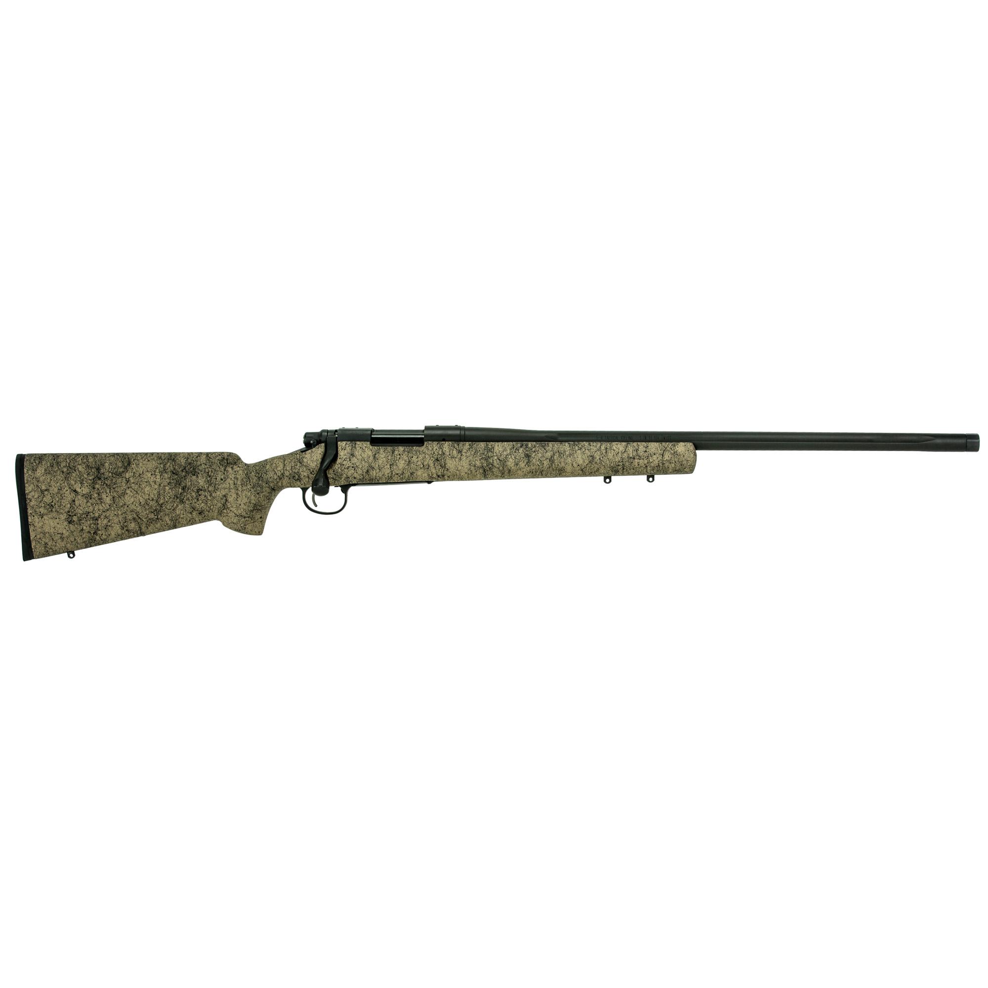 Remington, 700 5-R, Bolt Action Rifle, 308 Win, 24" Stainless Barrel, Satin Blue Finish, Black With Green Webbing HS Precision Stock, 4 Rounds, X-Mark Pro Trigger, Right Hand Remington