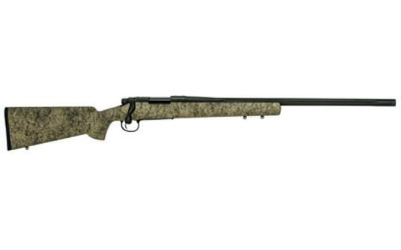 Remington 700 Gen 2 6.5 Creedmoor, 24" 5-R Black Cerakote Fluted Barrel, Sand Color HS Stock, X-Mark Pro Trigger Remington