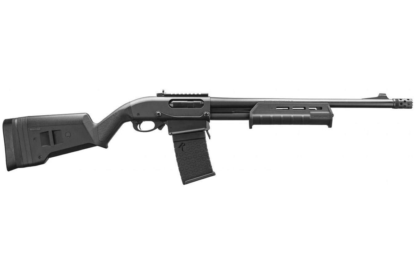 Remington 870 DM Magpul 12 Gauge Pump-Action Shotgun Black Synthetic Stock with Detachable Magazine