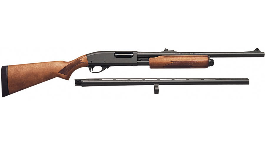 Remington 870 Express Combo 12 Gauge Pump Shotgun with 26-inch Vent Rib Barrel and 20-inch