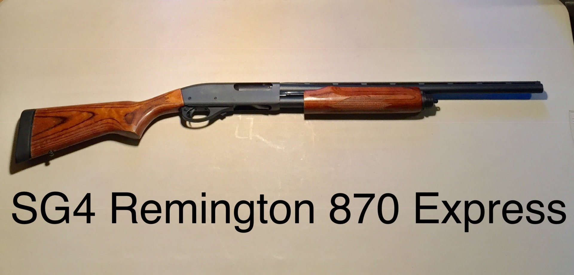 Remington 870 Express Compact 20 Gauge Shotgun with Pink Camo Stock