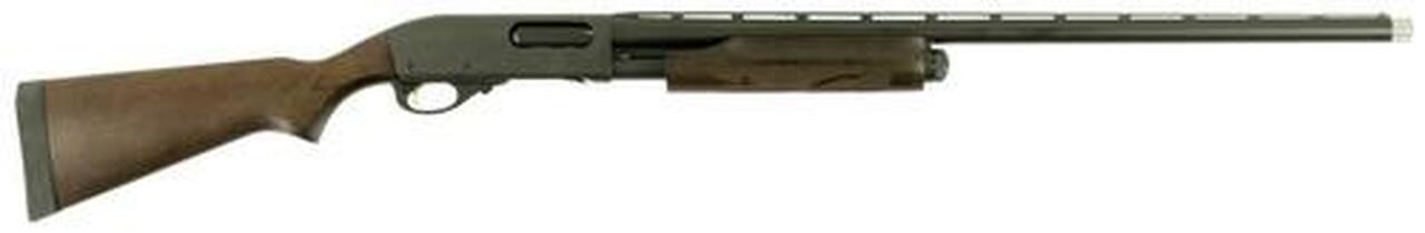 Remington 870 Express, Pump, 12 Ga, 3" Chamber, 28" Barrel, Black, Wood Stock, 4rd, Left Hand Remington