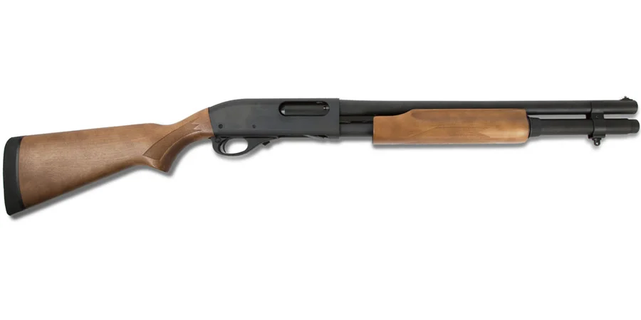 Remington 870 Hardwood Home Defense Matte Blue 12 Gauge 3in Pump Action Shotgun