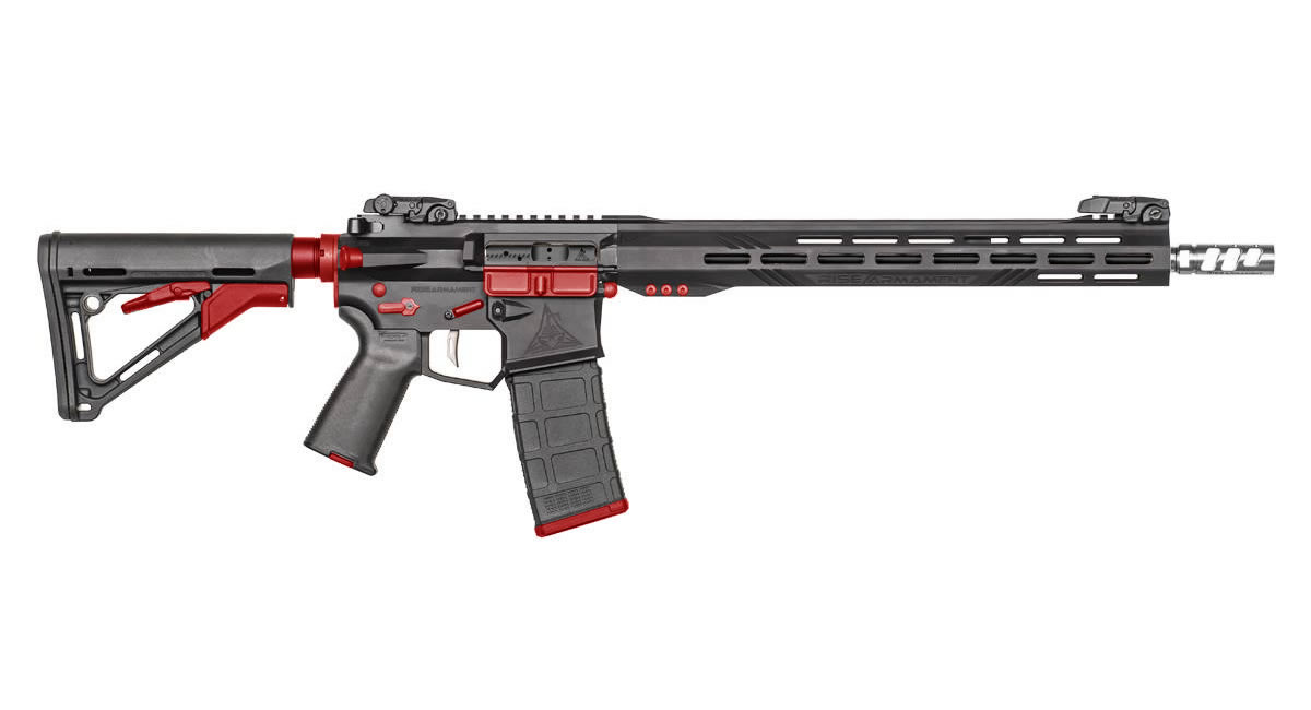 Rise Armament RA-315 C Series 223/5.56mm Black and Red Semi-Automatic Rifle