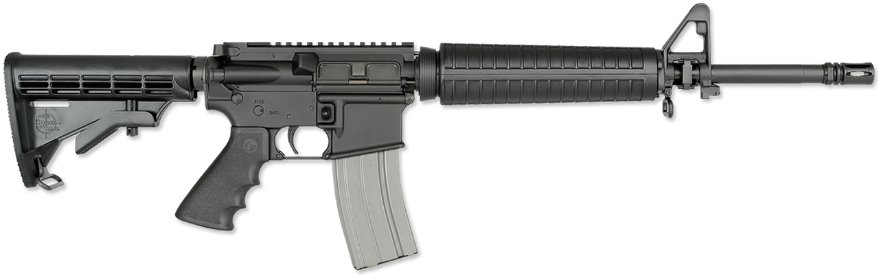 Rock River Arms LAR-15 Elite CAR A4 AR-15 223/5.56 16" Chrome Lined Barrel, 6-Position Black Stock, 30rd Mag