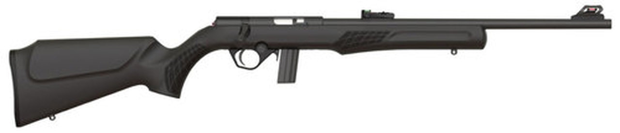 Rossi, RB22M, Bolt Action Rifle, 22WMR, 21" Barrel, Black Finish, Synthetic Stock, 5Rd