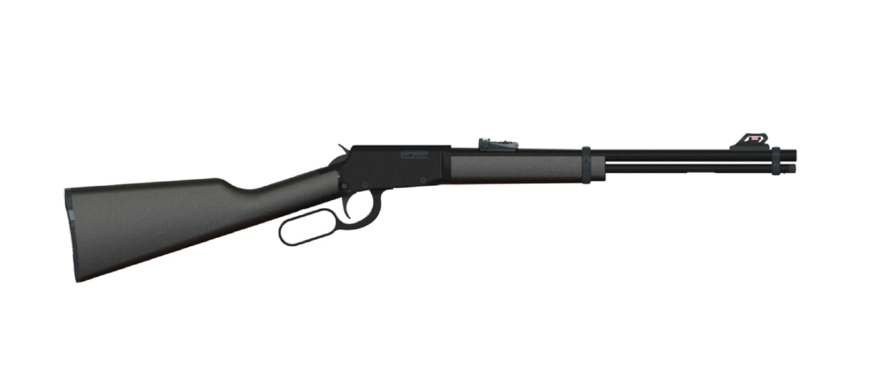 Rossi RP22, Pump, 22 LR, 18" Barrel, Black, Synthetic Stock, Adjustable Sights, 15Rd Rossi