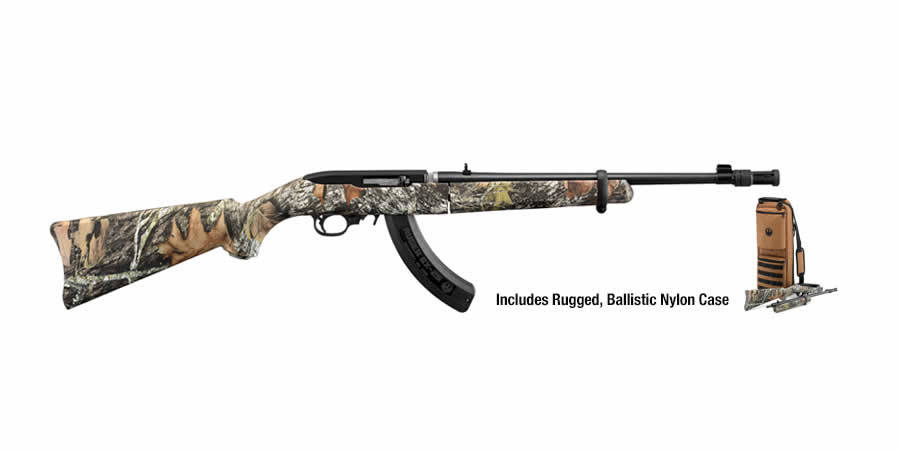 Ruger 10/22 Takedown 22 LR Autoloading Rifle with Mossy Oak Camo Stock