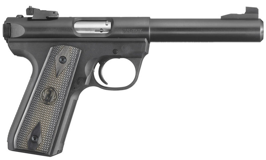 Ruger 22/45 22LR Target Rimfire Pistol with Black Laminate Grips