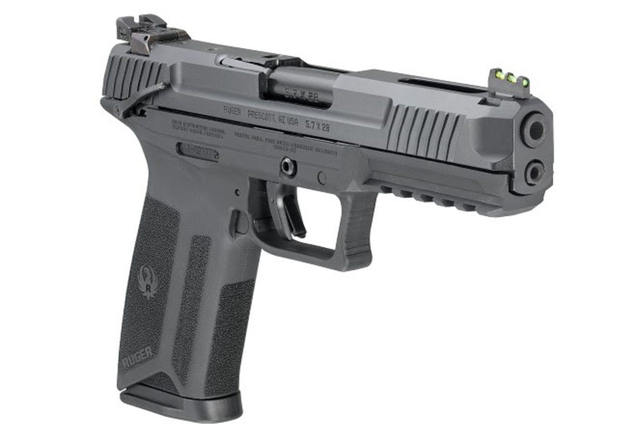 Ruger 57 5.7x28mm, 4.9" Barrel, Black, Optic Ready, 20rd Ruger