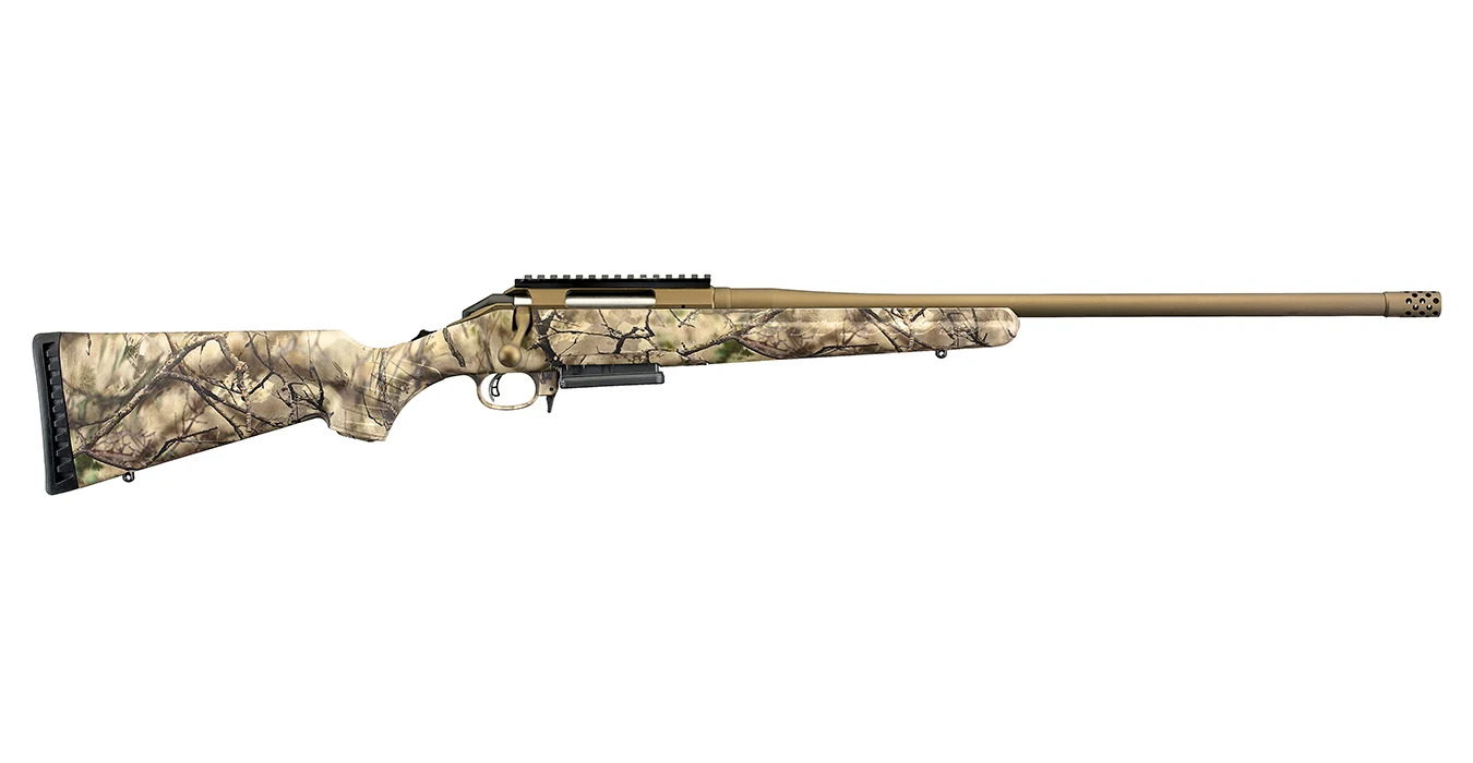 Ruger American Rifle 6.5 Creedmoor w/ GoWild I-M Brush Camo Stock and AI-Style Magazine