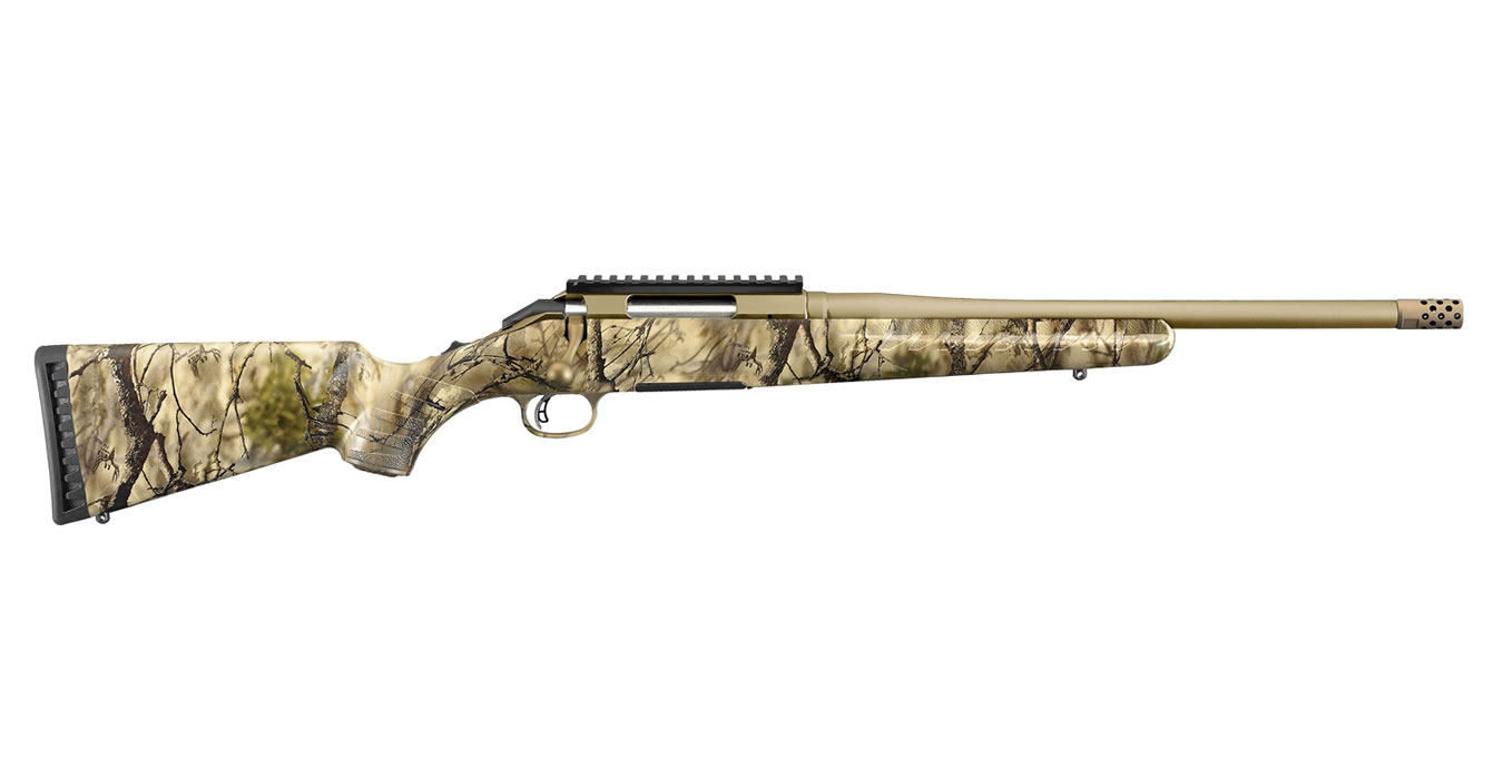 Ruger American Rifle 6.5 Creedmoor with GoWild I-M Brush Camo Stock and 16 inch Barrel